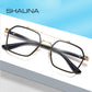 SHAUNA Retro Anti-Blue Light Square Glasses Frame Brand Designer Ins Popular Optical Eyeglasses Frames-