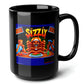 Sizzly Black Mug (15oz) - arcade games-15oz-