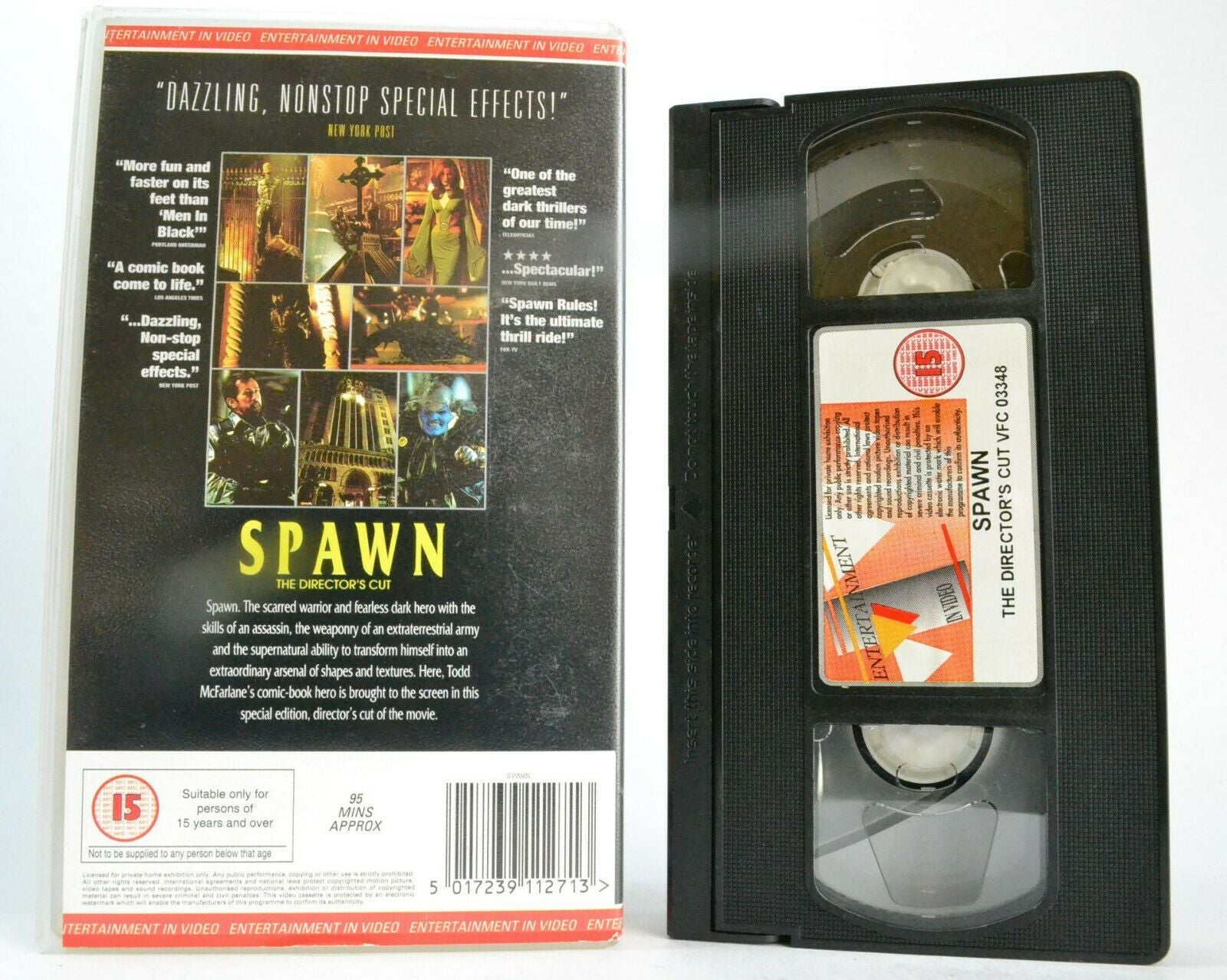 SPAWN: Hell Vs Heaven - Special Edition - Bad Superhero/Michael Jai White - VHS-