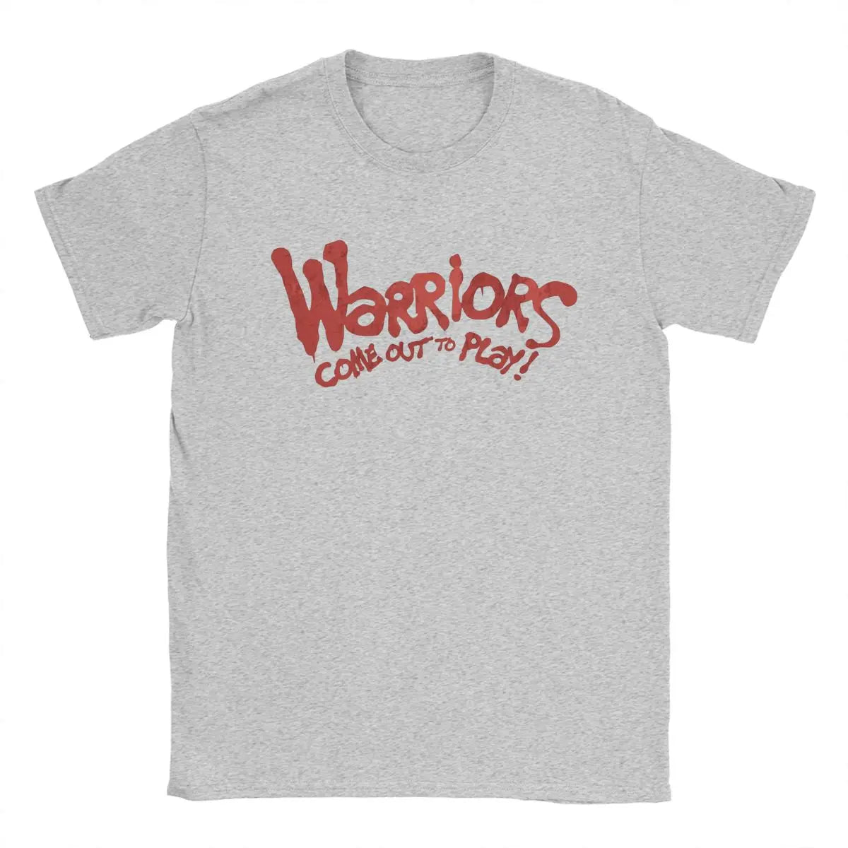 The Warriors Tee - Come Out to Play - Classic Movie Hipster Cotton Shirt for Men-GRAY-5XL-