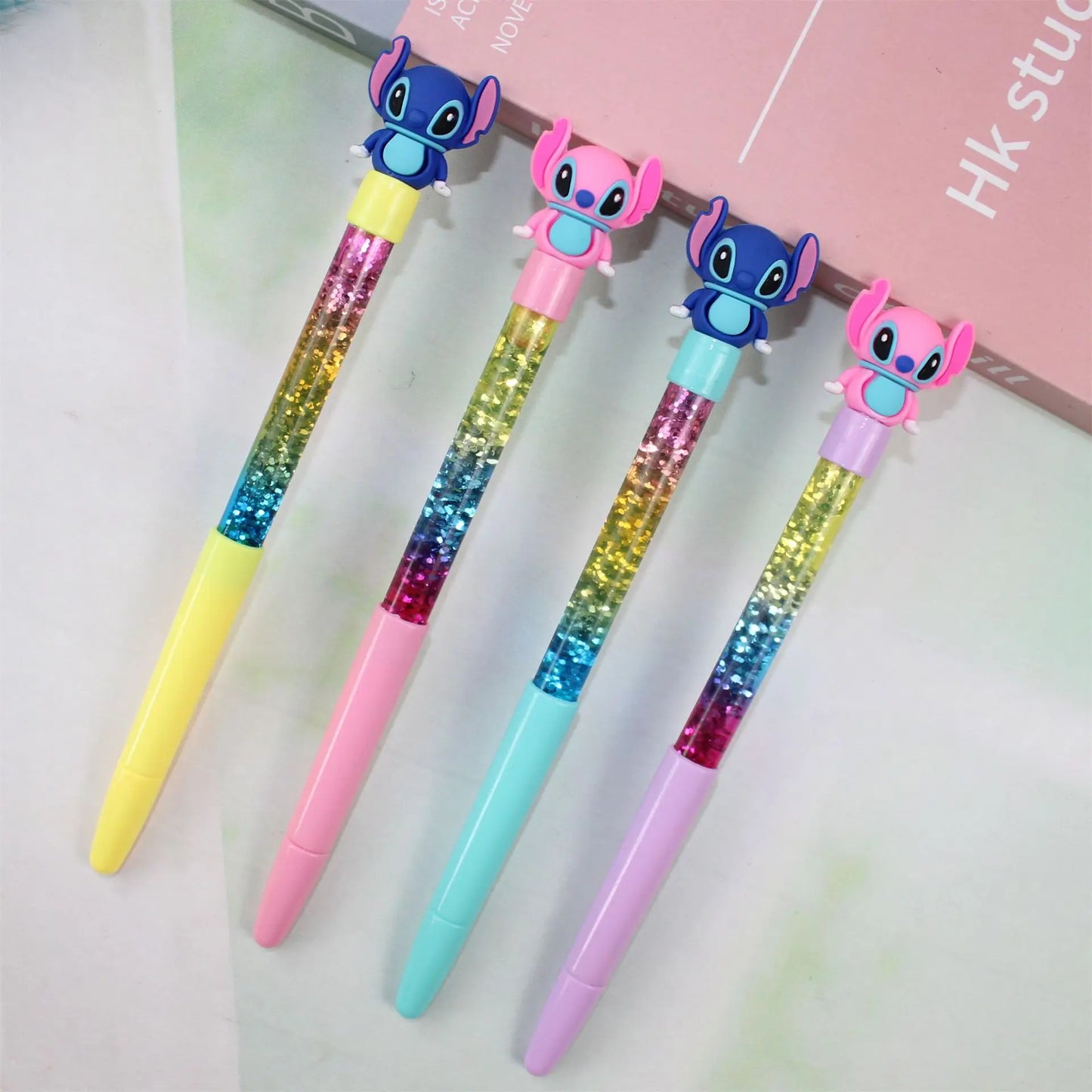 DIY Stitch Bead Pen Bracelet - Cartoon Gel Pen Toys Boys Girls Anime Stationery Gift Set-