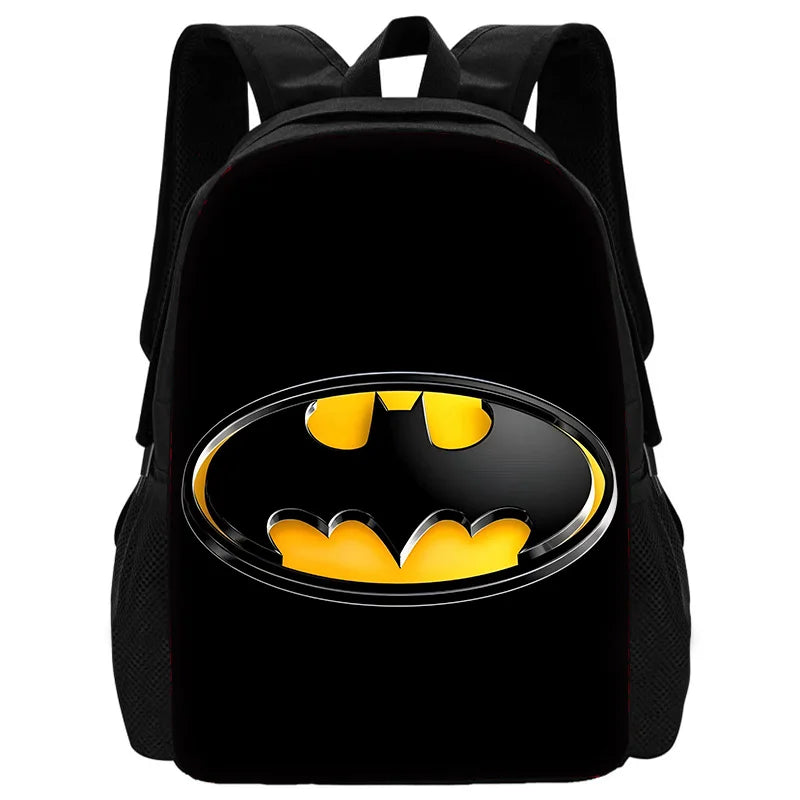 Super Hero B-BatmanS LOGO Child School Backpack With Shoulder Bag Pencil Bags School Bags for Boys Girls Best Gift-BB-198BBHJJ9A1-