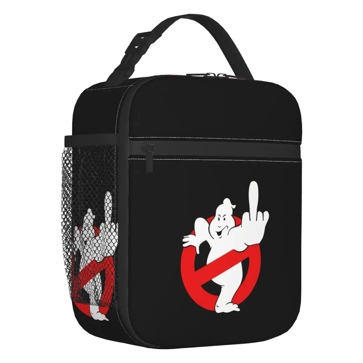 Ghostbusters Slimer Lunch Bag - Portable and Multifunctional - Green Ghost Supernatural Movie Box-7-Lunch Bag-