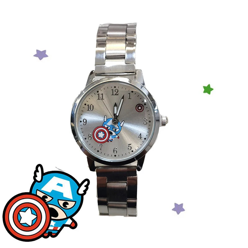 Captain America Watch - 24 Projection Patterns - Cartoon Design - Toy Watch - Perfect Brithday Present-A-