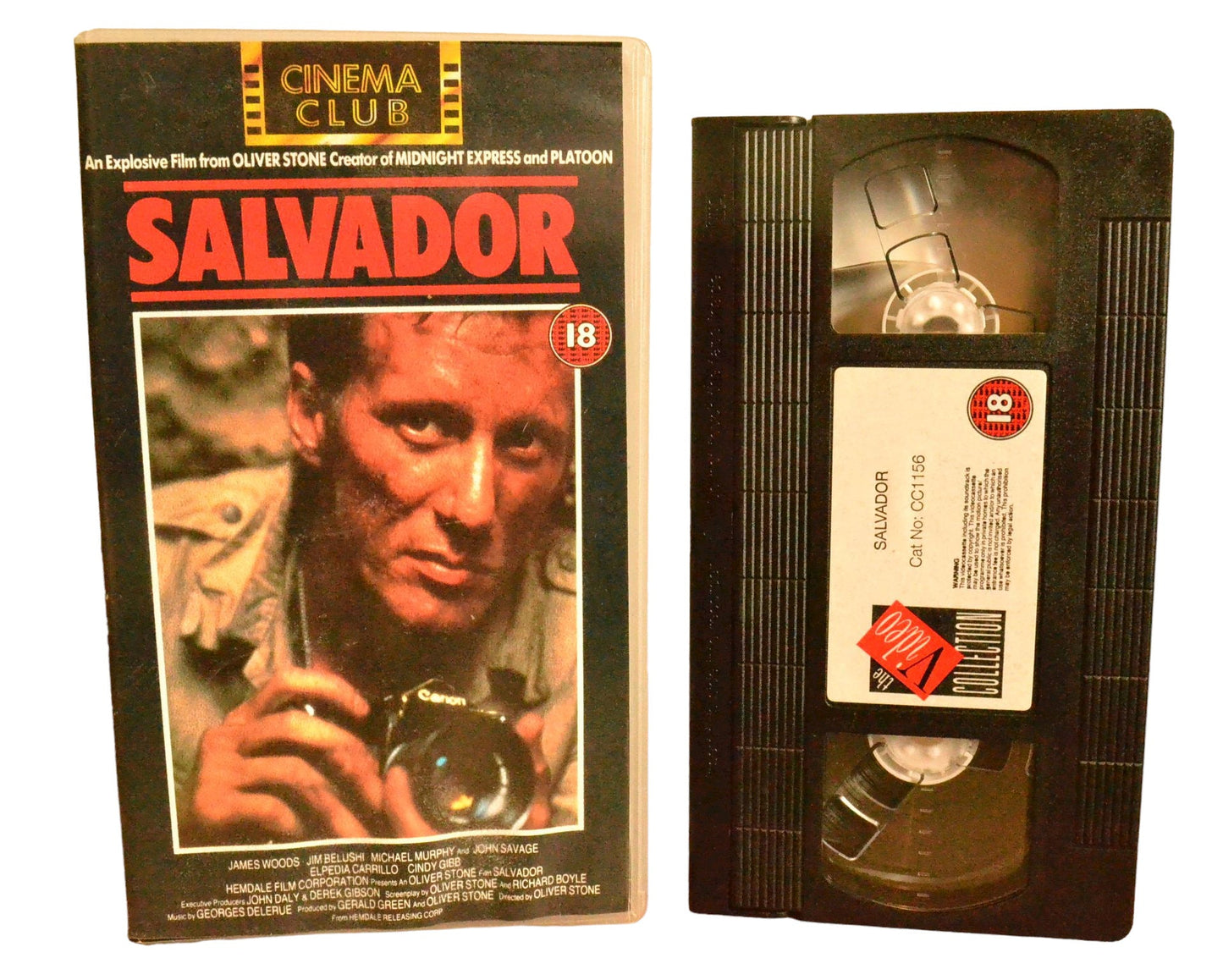 Salvador - James Woods - The Video Collection - Action - Pal - VHS-