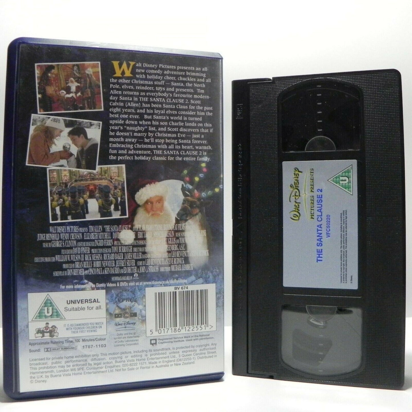 Santa Clause 2 - Walt Disney - Christmas Family Comedy - Tim Allen - Pal VHS-