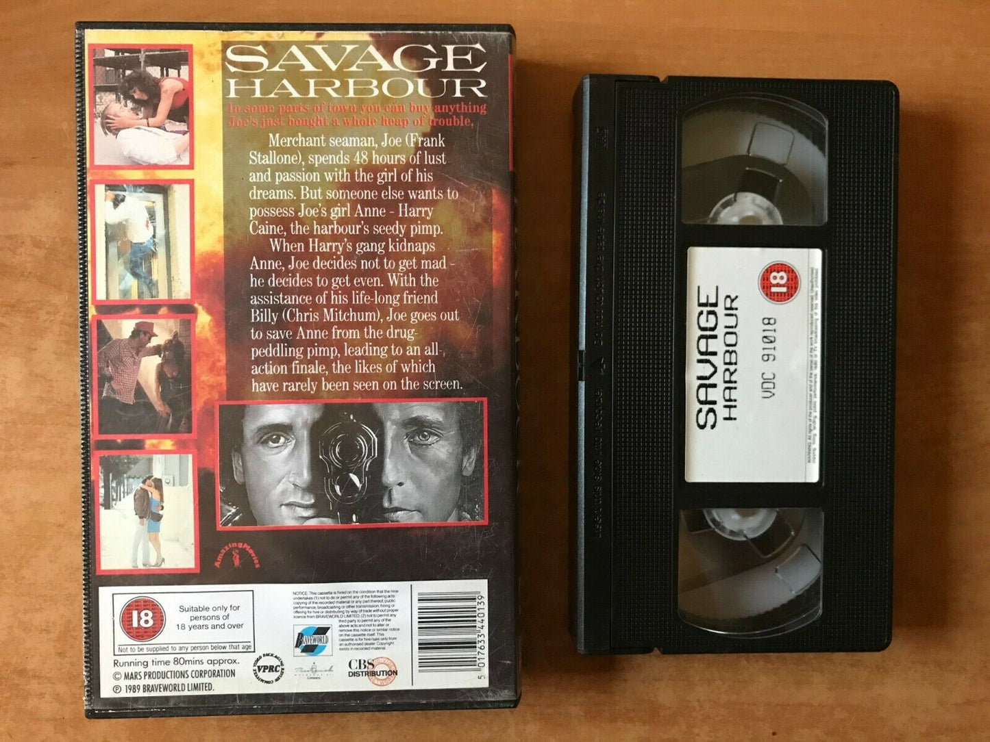 Savage Harbour (1987); [Braveworld] Action Drama - Frank Stallone - Pal VHS-