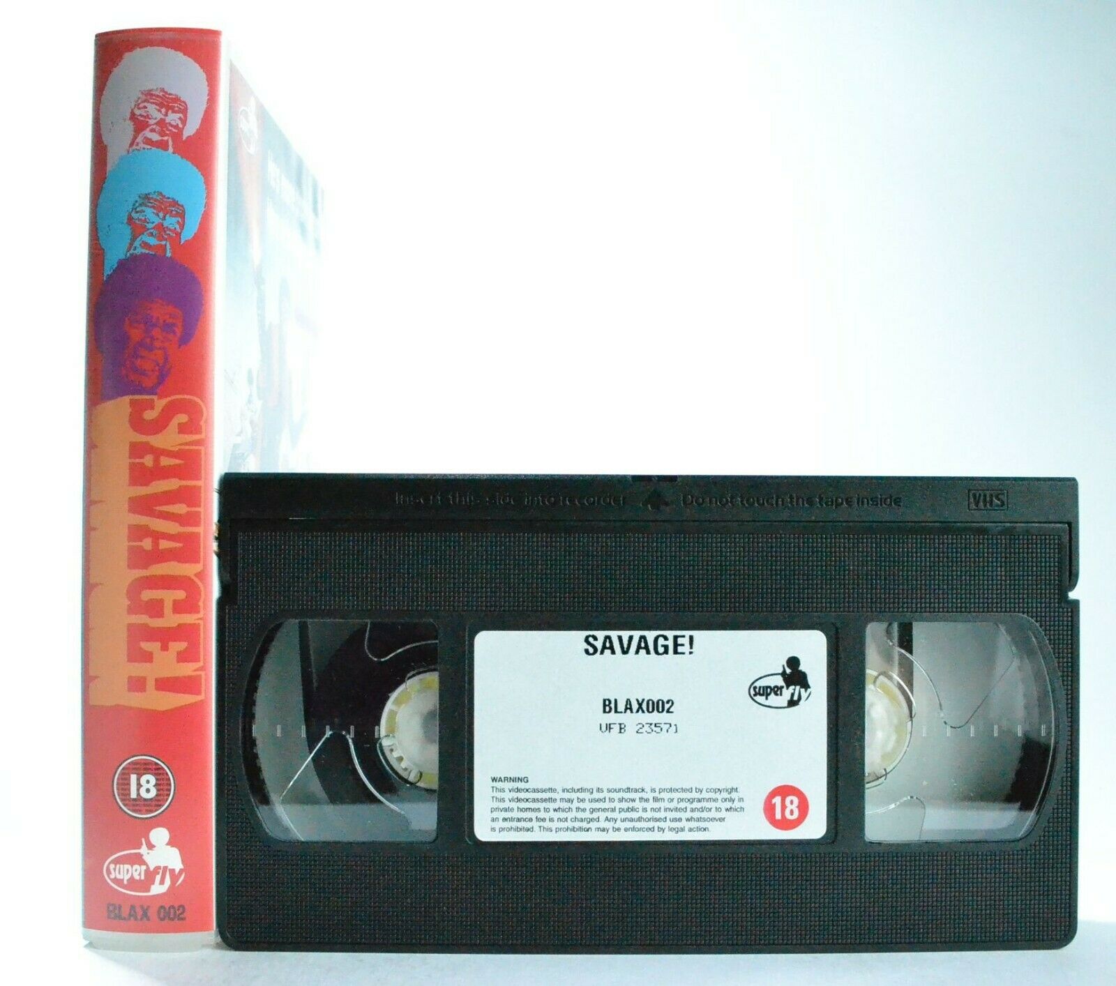 Savage: T.V. Drama Thriller (1973) Blaxploitation Film - USA/Philippines - VHS-