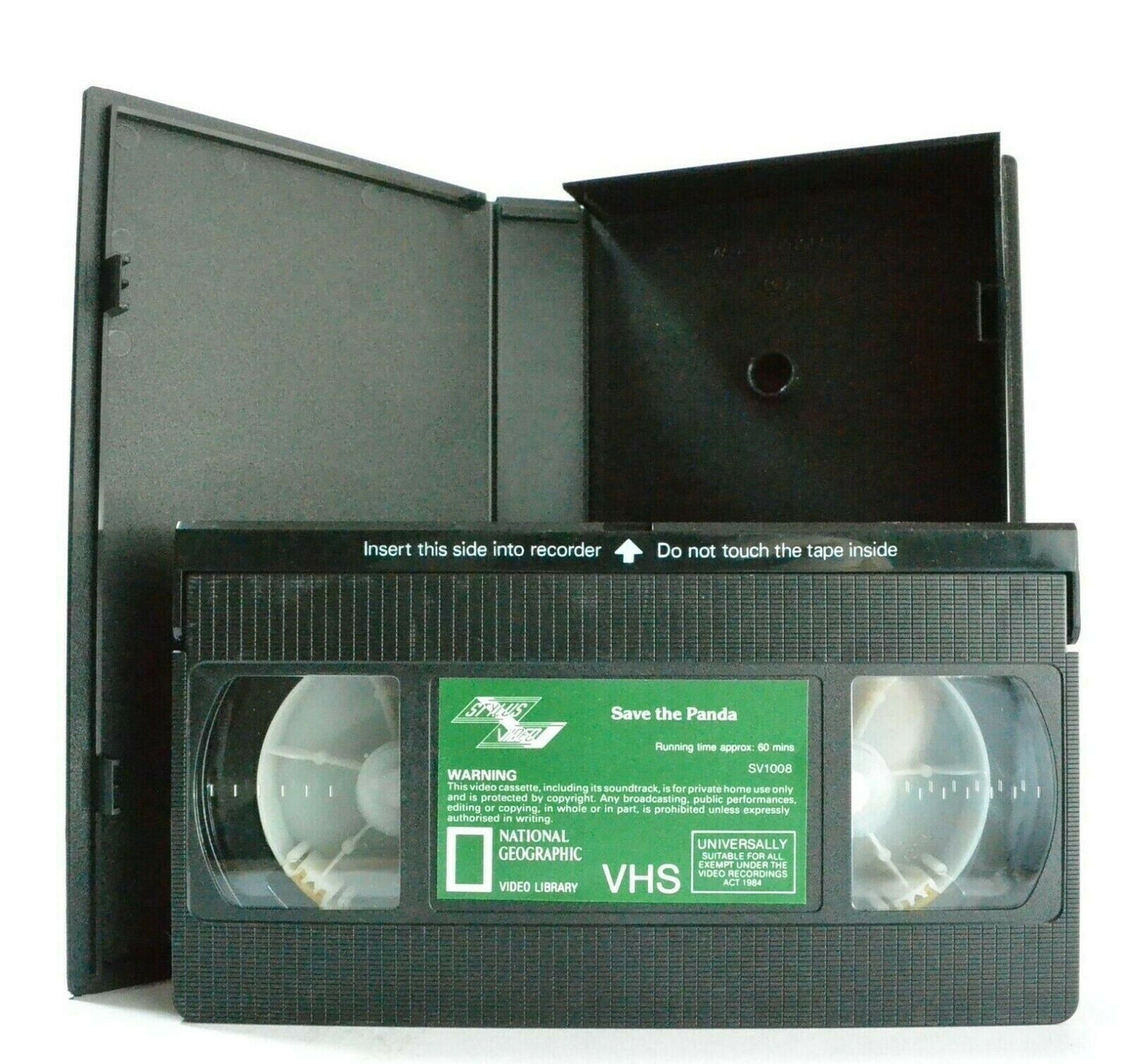 Save The Panda - National Geographic - Video Library - Documantary - Pal VHS-