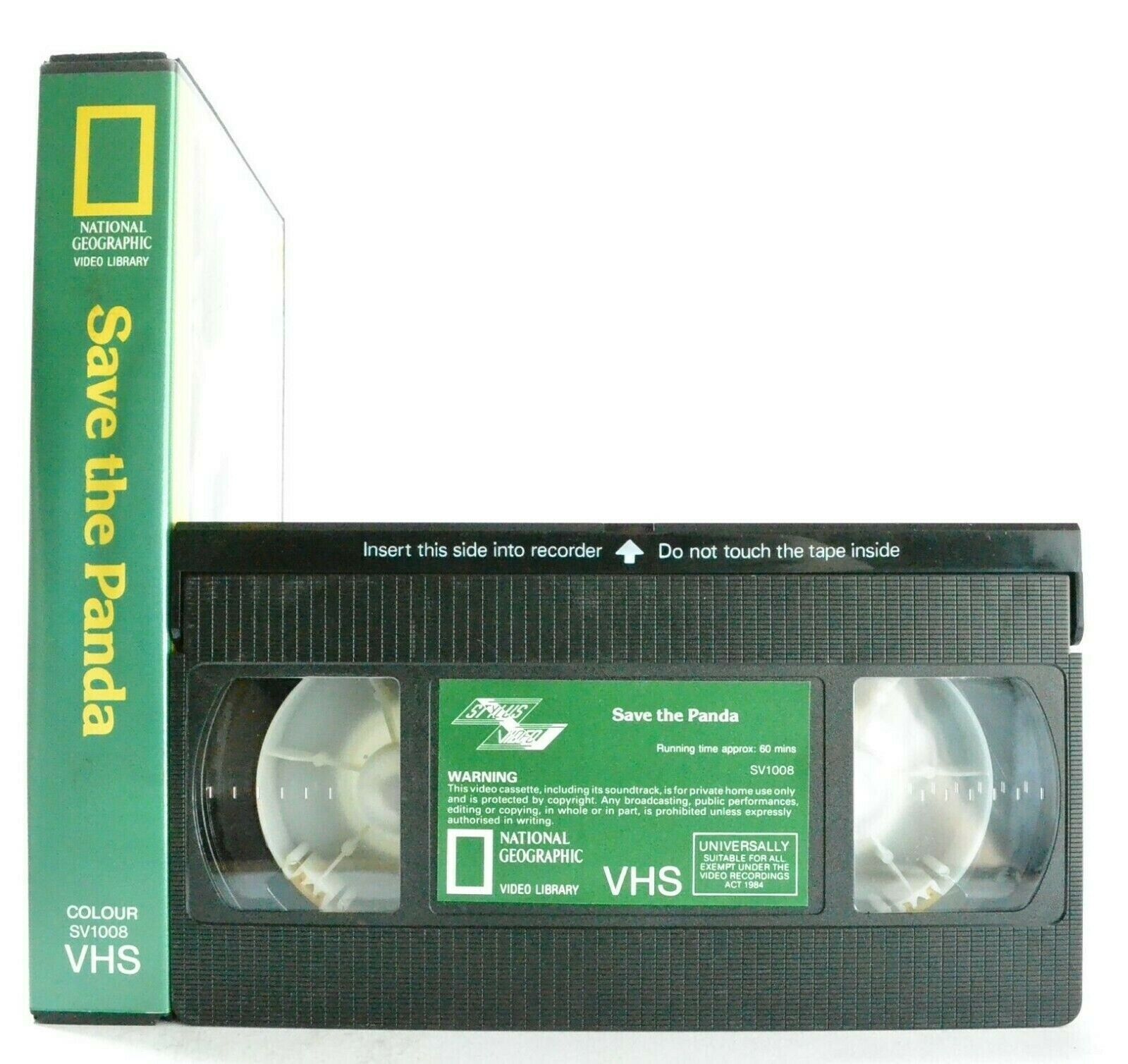 Save The Panda - National Geographic - Video Library - Documantary - Pal VHS-