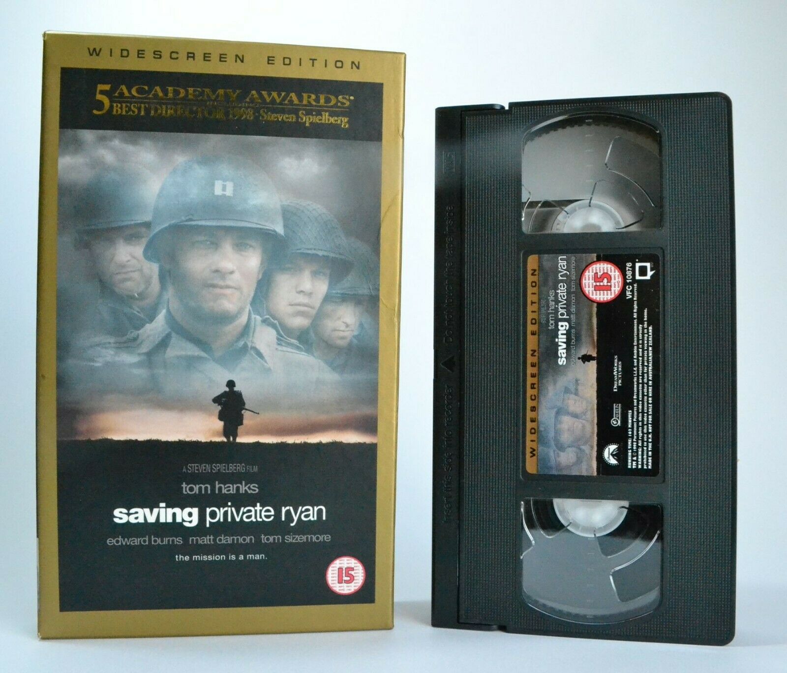 Saving Privare Ryan: Widescreen Edition - (1998) Epic War Drama - T.Hanks - VHS-