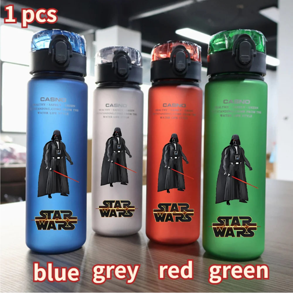 Star Wars Jedi Knight Water Cup - 560ML Laser Sword Portable Sports Bottle - Outdoor Adventure Design-17-1 pcs green-