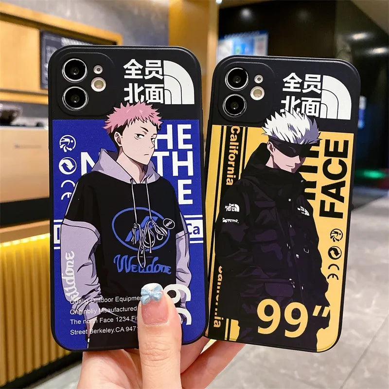 Satoru Gojo - Jujutsu Kaisen Phone Case - Soft Silicone Transparent Cover - iPhone 15 14 13 12 11 Pro X XS Max XR 7 8 Plus SE2 - All iPhone Models - Anime Fan Gift-