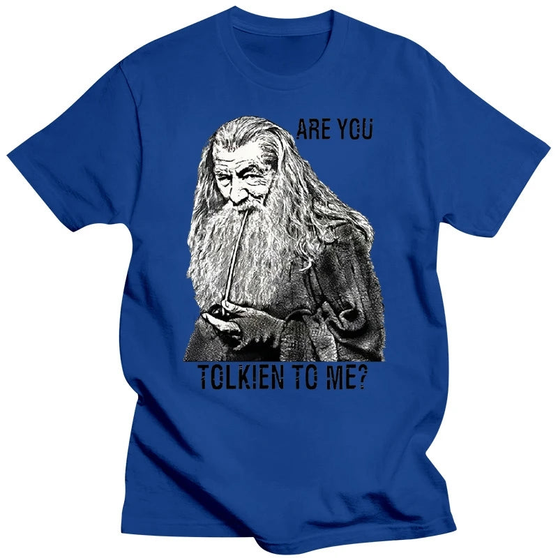 Are You Tolkien To Me - Lord of The Rings Retro - Vintage Hipster Unisex T-Shirt - Perfect for Fans-SkyblueMen-S-