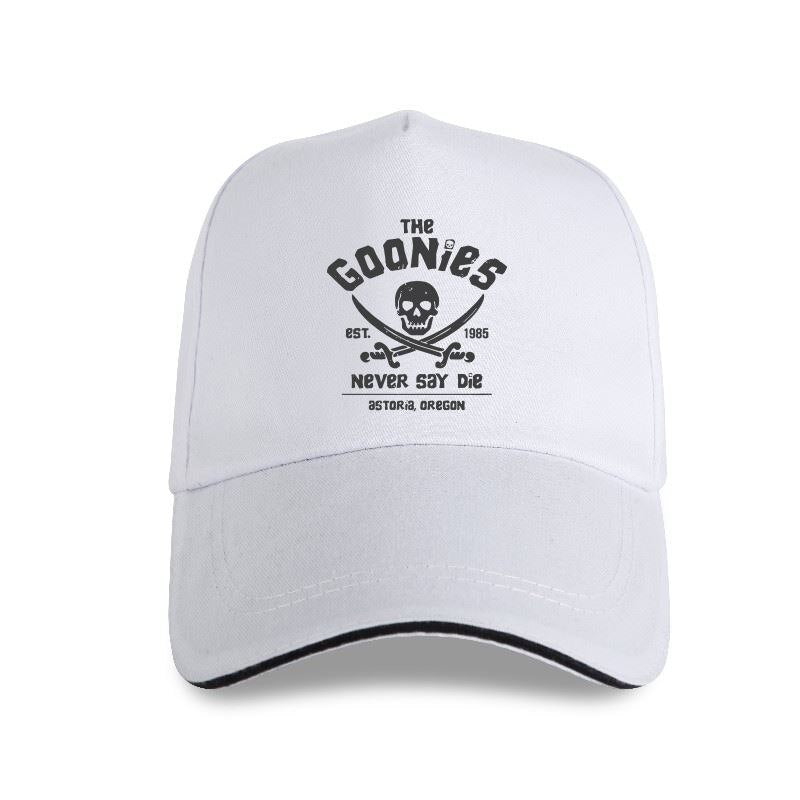 The Goonies Never Say Die - Snapback Baseball Cap - Summer Hat For Men and Women-P-White-