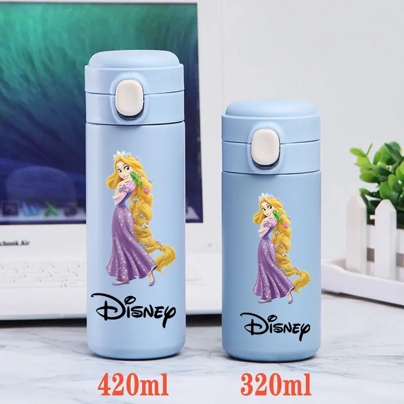 Disney Princess Thermal Bottle - 320ML/420ML Stainless Steel Outdoor Sports Water Cup Featuring Frozen Characters-GZ-L8-420ML-