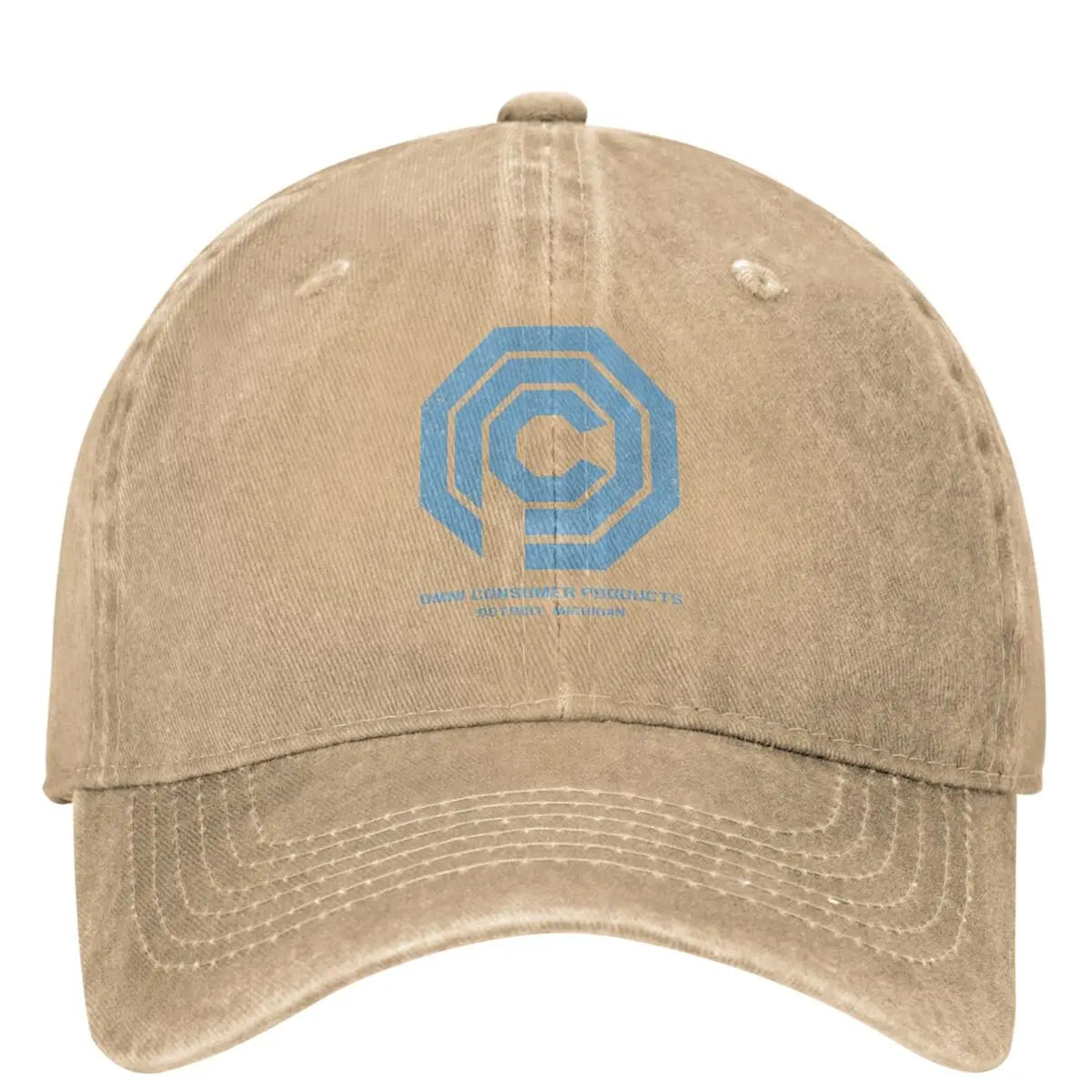 OCP Baseball Cap - RoboCop Omni Dark Casual Hip Hop Hat - Outdoor Sport Cap Gift for Couples-Khaki-as picture-