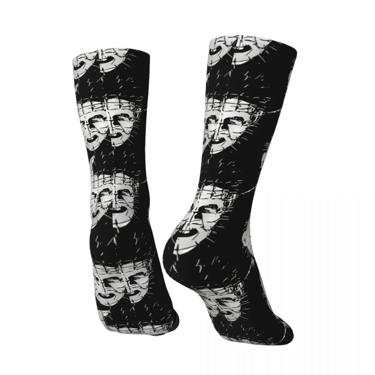 Hellraiser 1987 Horror Movie Socks - Hip Hop Vintage Crazy Men's - Unisex Harajuku Seamless Printed Happy Crew Gift-As The Picture-One Size-