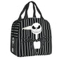 Tim Burton Christmas Lunch Box - Skull Jack Reusable Cooler - Perfect for Halloween-1-22x20x13cm-