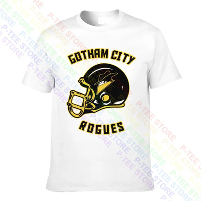 Gotham City Rogues Football Bat Man Movie Team Baddies T-shirt Tee Shirt Casual Hot Deals-White-5XL-