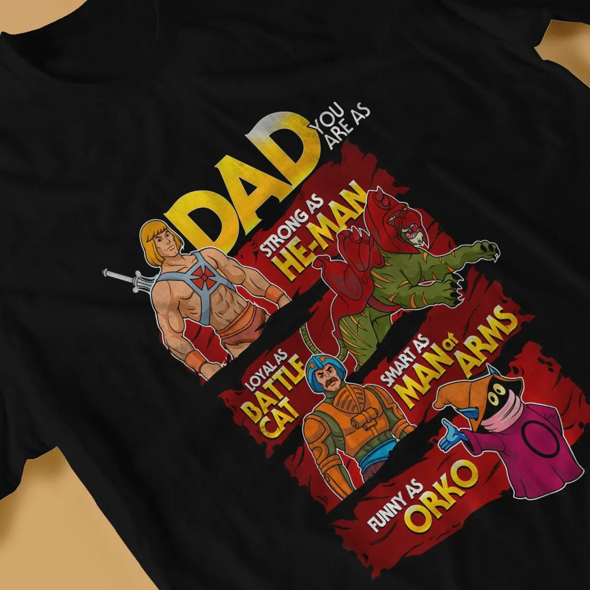 Father's Day He-Man T-Shirt: Masters of the Universe Homme Polyester Gift for Men - For the Dad Who Has Everything-