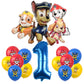 PAW Patrol Birthday Party Decoration Kids Toy Hat Gift - Aluminum Foil Balloon Disposable Tableware - New Banner Boy Event Supplies-Balloon Suit 1-17pcs-