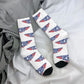 Harajuku Top Gun Maverick Basketball Socks - 80s Movies Polyester Long - Women & Men Casual Design-as the picture shown-One Size-