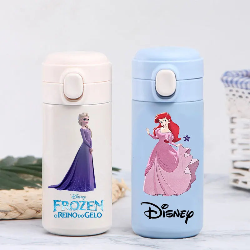 Disney Princess Thermal Bottle - 320ML/420ML Stainless Steel Outdoor Sports Water Cup Featuring Frozen Characters-