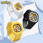 Pokémon Pikachu Square Watch - Cartoon Printing Silicone Strap - Boys & Girls Fashion Accessory - Great Birthday Gift-