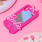 Luxury Barbie Dolls Mirror Protect Case for iPhone 15 14 13 12 11 Pro X XR XS Max - Cute, Soft Silicone Shockproof Cover-