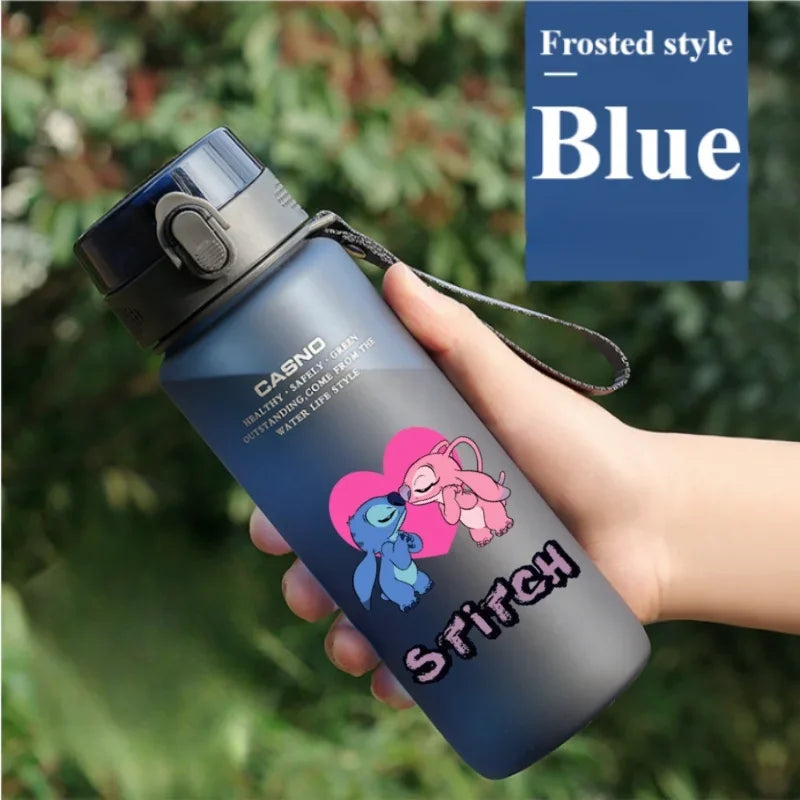 1000ML Stitch Water Cup Bottle - Cartoon Plastic Large Capacity Outdoor Sports Gift-38-560ML-