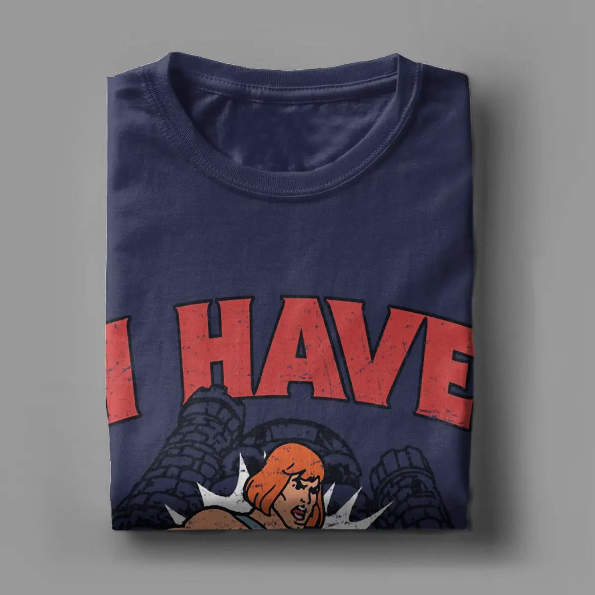 He-Man "I Have The Power" T-Shirt: Masters of the Universe - Cotton Vintage Crewneck for Men - Movie Fan Present-