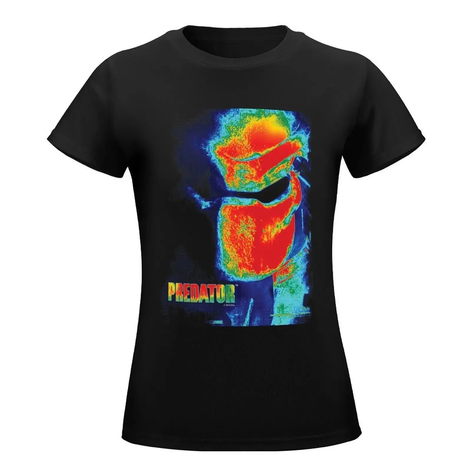 Predator T-Shirt - Thermal Vision Style - Aesthetic Vintage Top for Sci-Fi Fans-