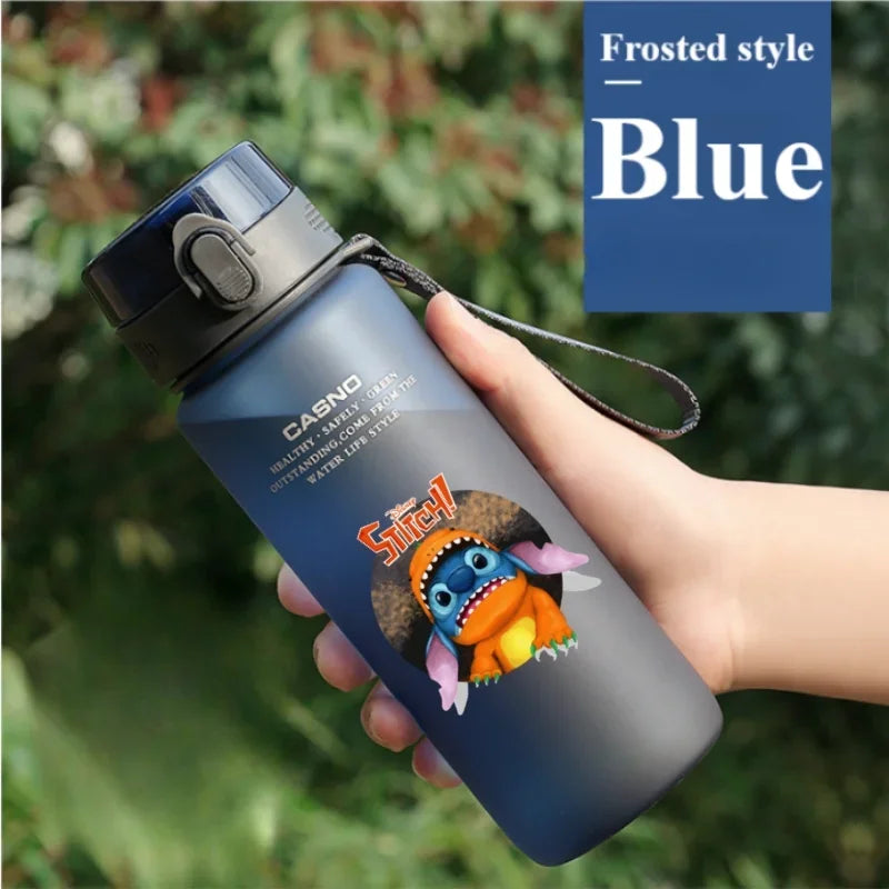 1000ML Stitch Water Cup Bottle - Cartoon Plastic Large Capacity Outdoor Sports Gift-4-560ML-