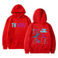 TV Girl Hoodie - Who Really Cares Album Graphic - Vintage Oversized Pullover Sweatshirts-Red-XXL-