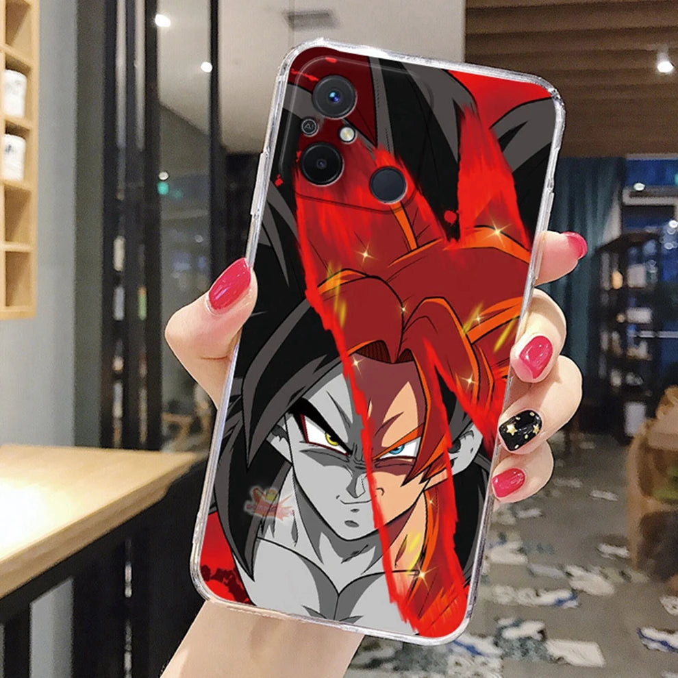 Anime Dragons-Balls Son-Gokūs Silicone Case - Soft Bag Clear Transparent Phone Back Cover - Xiaomi Redmi 12C - Xiaomi Redmi 12C 12 C Capa - Anime Fan Gift-qlzhu34-Redmi 12C-