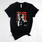 G.I. Joe Snake Eyes Retro Red Stripe Portrait T-Shirt - Vintage 80s Cartoon Fan Gift Tee-