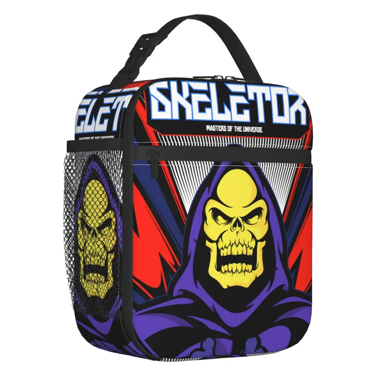 He-Man & Skeletor Insulated Lunch Tote Bag: Masters of the Universe Reusable Cooler for School & Work - Fan Gift-QCBQ-501-CHINA-26x21x11cm