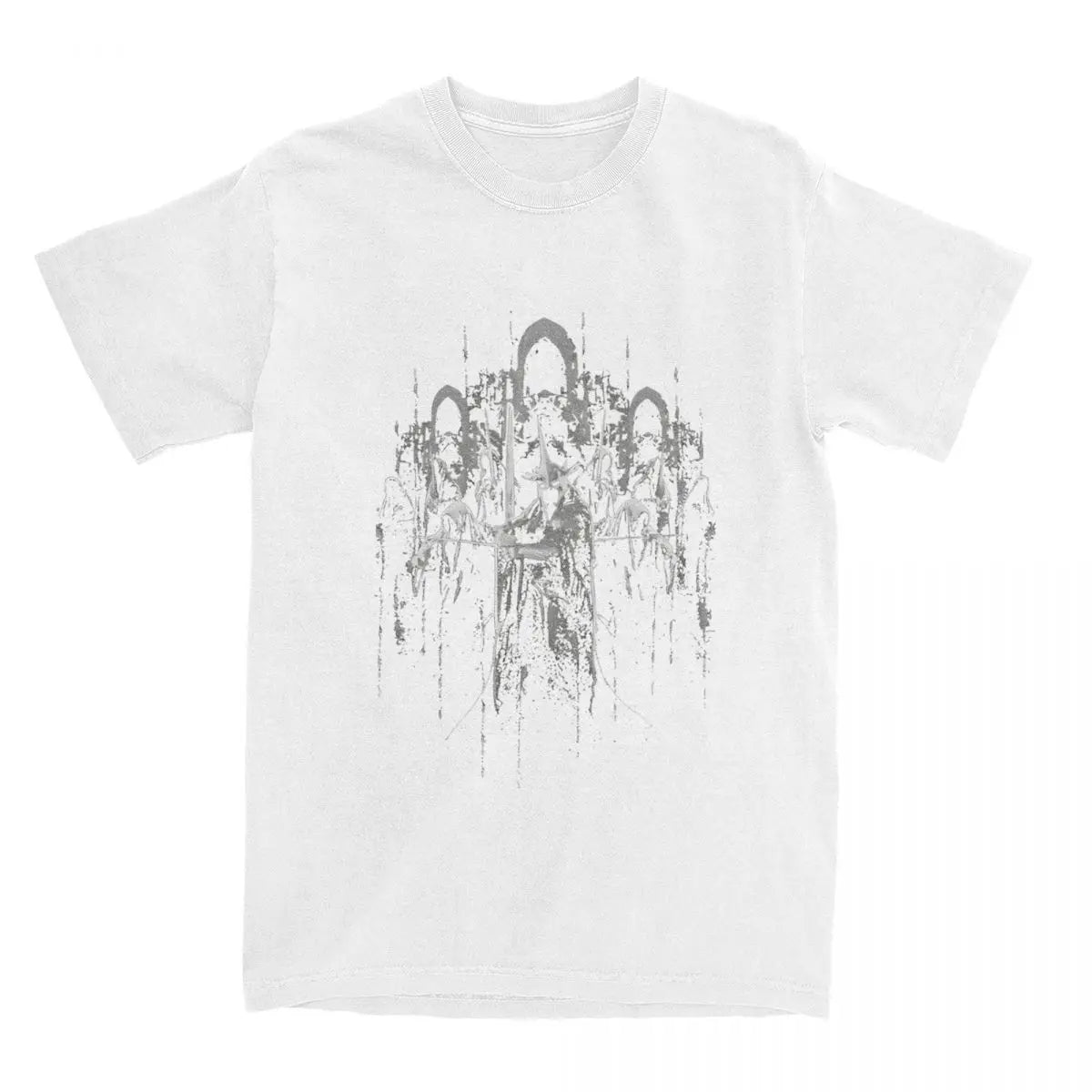 Mordor - Lords of The Rings T-Shirt - Harajuku Style - Summer Casual Oversized Cotton Tees - O Neck Y2K Design-WHITE-6XL-