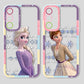 Disney Frozen Princess Phone Case for Samsung Galaxy S24 S23 S22 - Angel Eyes, Transparent Cover-