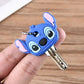 Stitch Silicone Key Caps - Cartoon Lilo & Stitch Protective Key Cover Holder Keychain Gift-