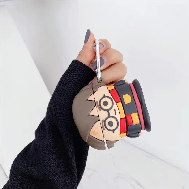 Harry Potter AirPods Case - Soft Silicone Figure Toy for All AirPods Generations-