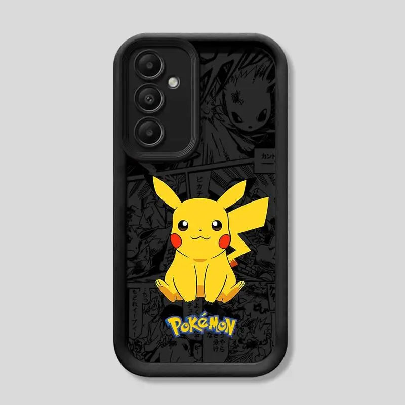 Phone Case for Samsung Galaxy A Series - TPU Silicone Soft Pokémon Pikachu Gengar Cover-UUANA01-for Galaxy A15 4G 5G-