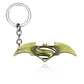 Batman Darts Metal Keychains Cosplay Props Film Television Works Peripheral Gifts Men Women Backpack Jewelry Accessories-K092-bronze-