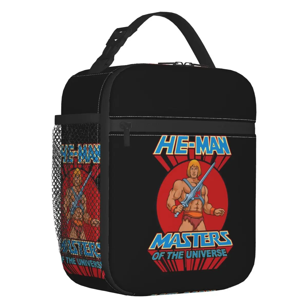 He-Man & Skeletor Insulated Lunch Tote Bag: Masters of the Universe Reusable Cooler for School & Work - Fan Gift-QCBQ-509-CHINA-26x21x11cm