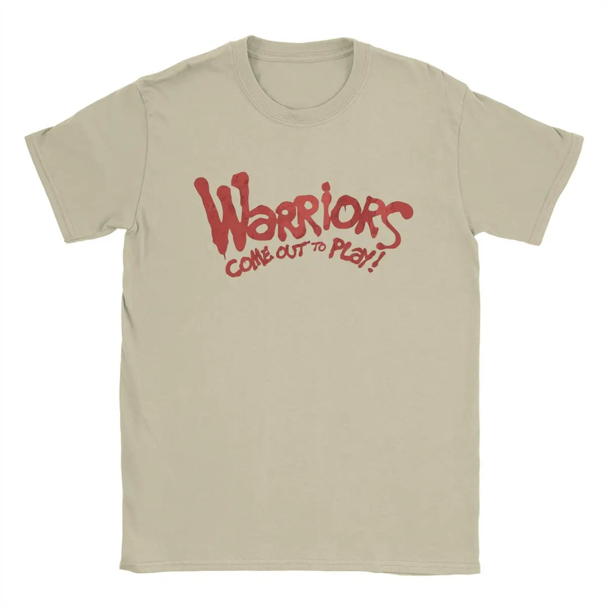 The Warriors Tee - Come Out to Play - Classic Movie Hipster Cotton Shirt for Men-Khaki-XXL-