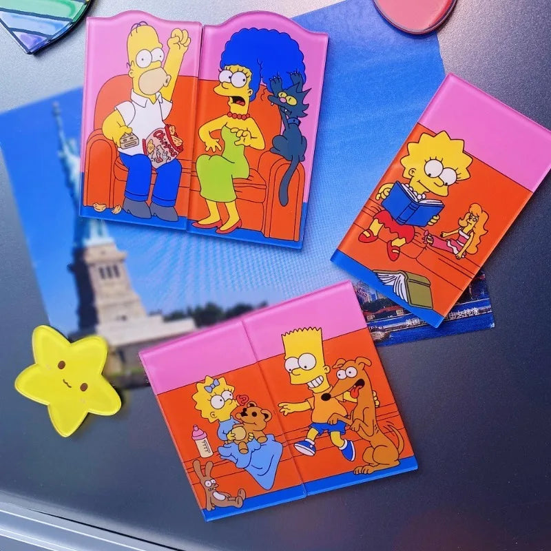 Simpsons Magnetic Fridge Stickers - Creative Jigsaw Magnets - Unique Gift - Family or Friends - Show Them You Care-5PCS-set-