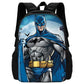 Super Hero B-BatmanS LOGO Child School Backpack With Shoulder Bag Pencil Bags School Bags for Boys Girls Best Gift-BB-198BBHJJ9A2-