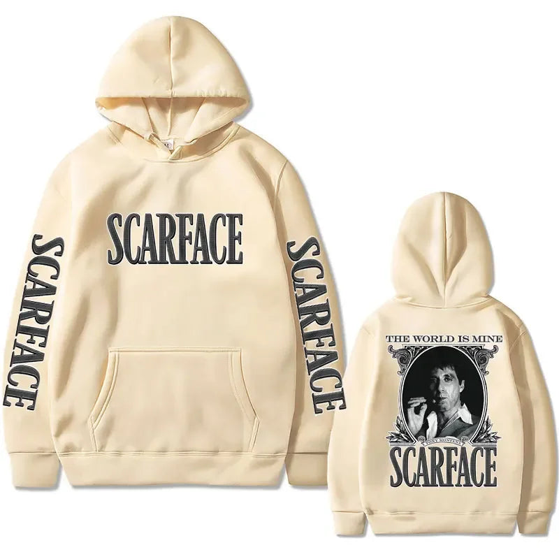 Scarface Hoodie – The World Is Mine Sweatshirt for Hoodie Love Movie Fans-2DF66H2024011LW-S-