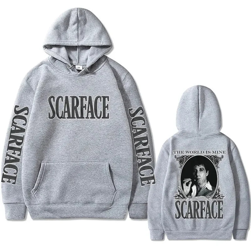 Scarface Hoodie – The World Is Mine Sweatshirt for Hoodie Love Movie Fans-2DF66H2024011LR-S-